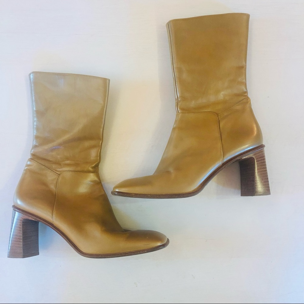 Paul Green Square Toe Stack Heel 70’s Boots